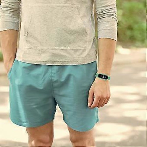 Silikon Klokkereim For Mi Band 4/3 Stropp Armbånd Glatt Reim