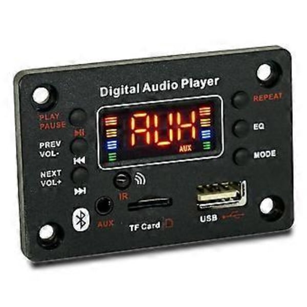 Bluetooth Modul Bil Audio Bluetooth Mp3 Dekoder Board Mp3 Dekoder Effektforstærker Board Ekstern Mikrofon Funktion A