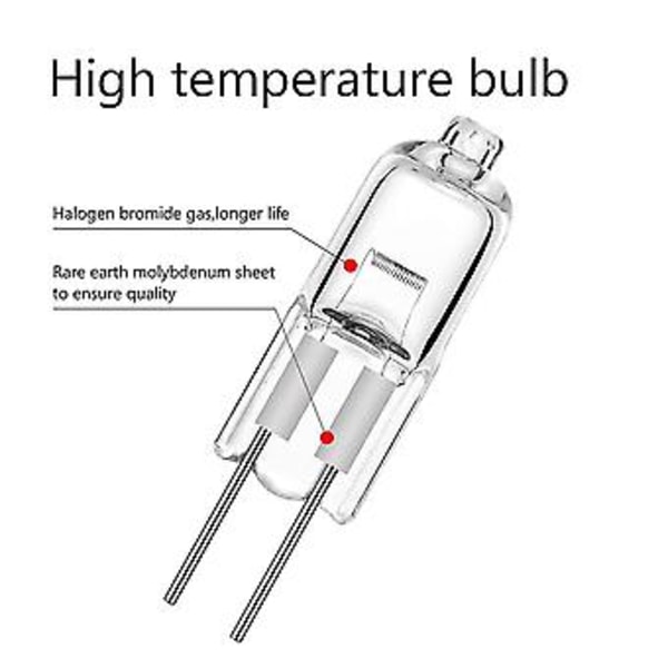 40 st G4 12v 20w Halogenlampa G4 12v Glödlampa Insatta Pärlor Lampa Halogenlampa 20w 12v Halogen