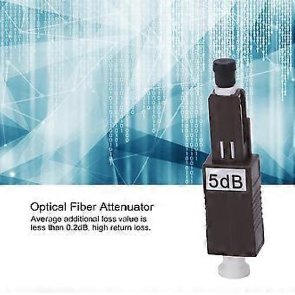 MU/UPC-5DBMU Optisk Fiber Dæmper Flange Adapter Single Mode 1310-1550nm Keramisk Ferrule