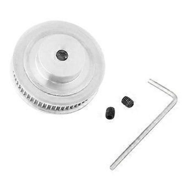 Aluminium GT2 Synkronremhjul 60 Tänder 60T 5mm Hål för 3D-Skrivare