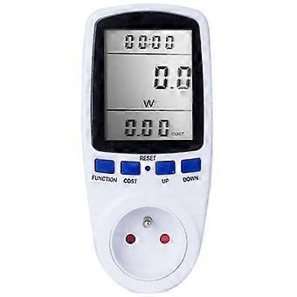 Msbd Digital LCD Energimätare Wattmeter Effektövervakningsenhet Elektricitet Kwh Effektmätningsanalysator (hy)