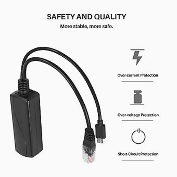 Poe Modul Isoleret Splitter 48v Til 5v2.4a Usb Interface Splitter