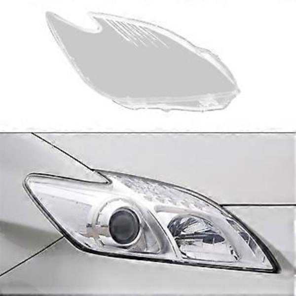 Höger Strålkastarglas Skal Lampskärm Transparent Lins Skydd Strålkastare för PRIUS 2010-2012