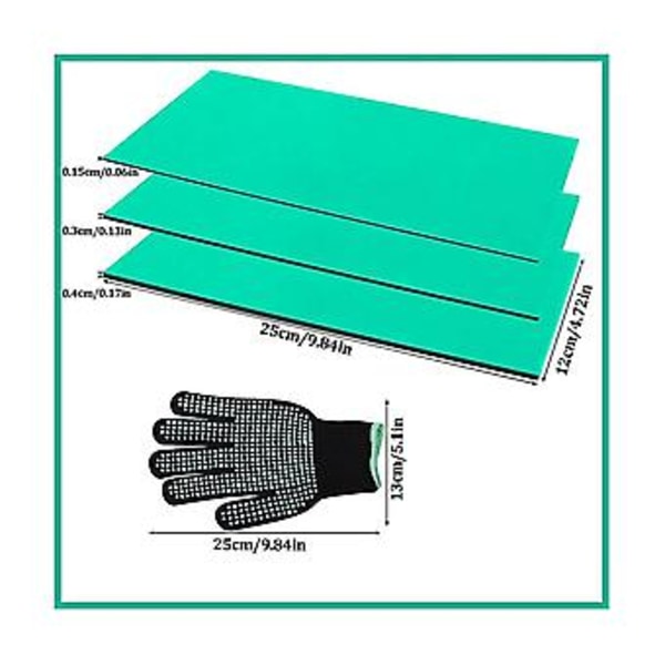 Sublimat S Wrap Sett For Kruspresse Tilbehør, 3 Tykkelser Silikon Krus Wrap Subli