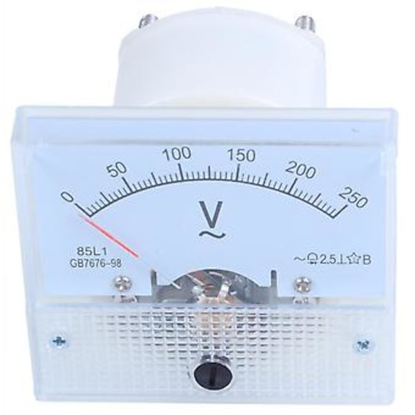 Analoginen 85l1 AC 250 V Paneelimittari Volttimittari Mittauslaite Asennusvarusteet