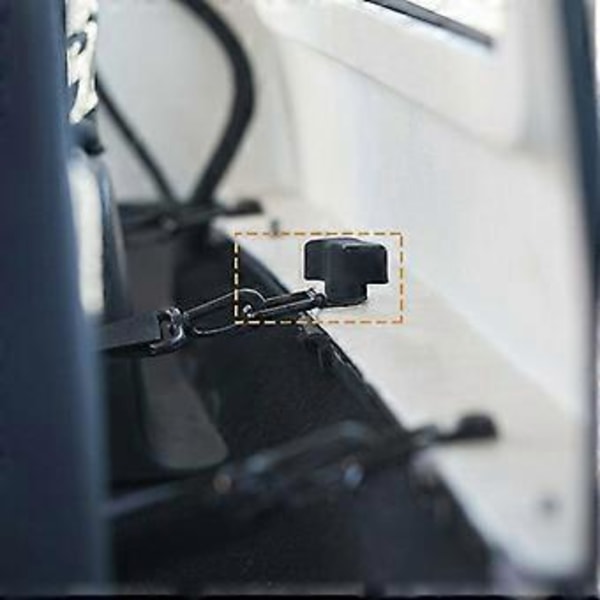 Hardtop Hurtig Fjernelse Tommelskrue Sett for Wrangler CJ YJ TJ JK JKU