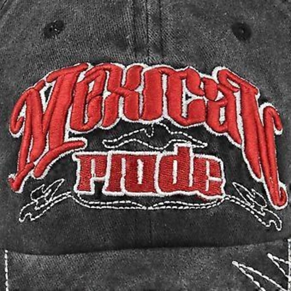 Ny retro patch tredimensionell broderi baseballkeps 3D broderi skärmkeps tvättad för att göra gammal böjd brätte hatt solskydd