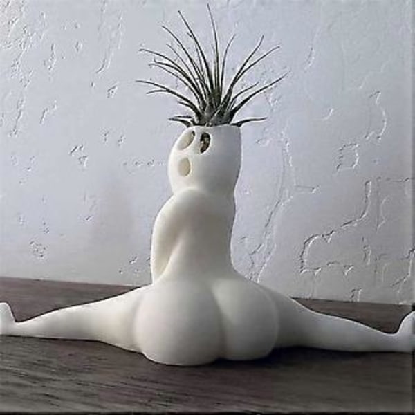 Spøgelsesblomsterpotte Ornamenter Hjem Spoof Pottede Harpiks Håndværk Vindue TV Skab Soveværelse Gårdsplads Dekorationer