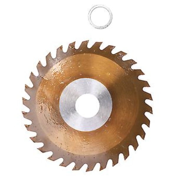 100 mm pyörösahanterä, kovametalli, 30 hammasta, 20 mm kara - Pronssimetallin ja puun leikkuukiekko, puuntyöstötyökalu tarkkoihin leikkauksiin