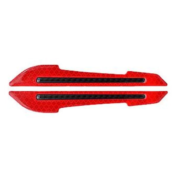Varningsetikett för bilbackspegel, 2 st Reflekterande röda varningsetiketter för bil, Precisionsutformade
