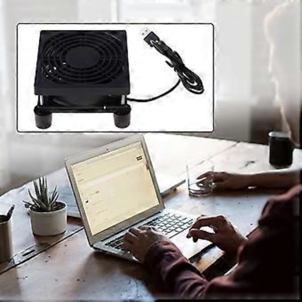Reititin TV Digiboksi Jäähdytin DIY Varaosat 9/12cm Yleiskäyttöinen Jäähdytystuuletin