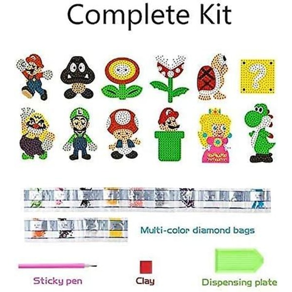 5d Diamantmålning Barn Set Diy Diamantmålning Kits Djurmålning Djur Diamantklistermärken För Barn Vuxna Nybörjare Flickor Pojkar Födelsedag