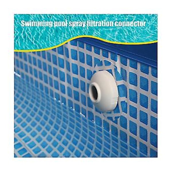Poolslangskoppling Adapter Pool Inloppsmunstycke Pool Filteranslutning, 3 st