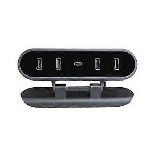 Dockningsstation HUB för Model Y Under Skärm 4 USB Shunt Adapter Laddare Splitter Förlängningstillbehör