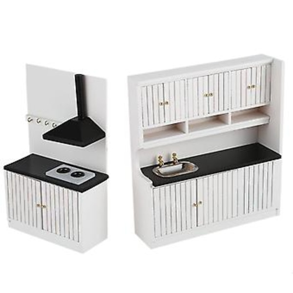 1:12 Dockskåpsmöbler Kit Set