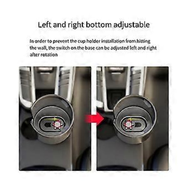 Kopholder Adapter Organizer Bil Kopholder Udvider Store Drikkevarebeholdere