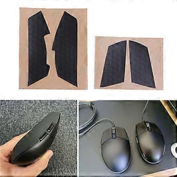 Handgjorda Halkfria Svettabsorberande Musskinn Skates för G102 G304 Mus Självhäftande Design Anti-Slip Grepptejp