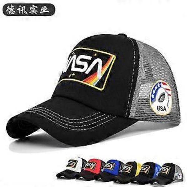 NASA broderet baseballkasket American Airlines broderet kasket meshkasket personlig broderi buet skygge solhat