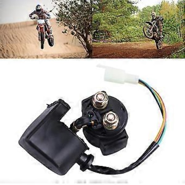 Professionell Startrelä Solenoid för Motorcykeldelar för 4-takts Gy6 Motor