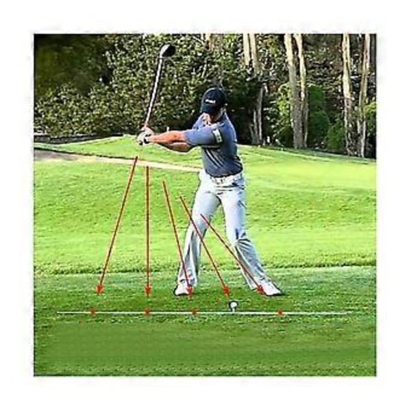 Golf Swing Corrector Plane Trainer Golf Swing-plane Treningshjelp Golf Pointer Spot Direction