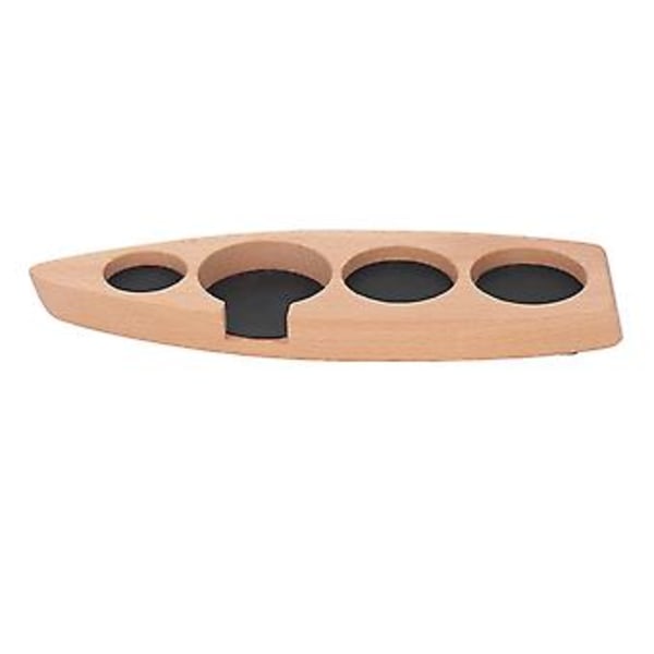 Kaffe Tamper Holder, Kaffe Tamper Holder Båd Træ Kaffe Tamper Station Tamper Holder Løft Din Oplevelse