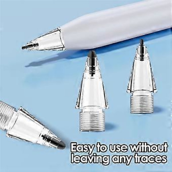 Slitesterk - Fin Spiss Presis Kontroll Stylus Penn Spisser for Blyant HB Dobbel-Lags Erstatningsspiss A