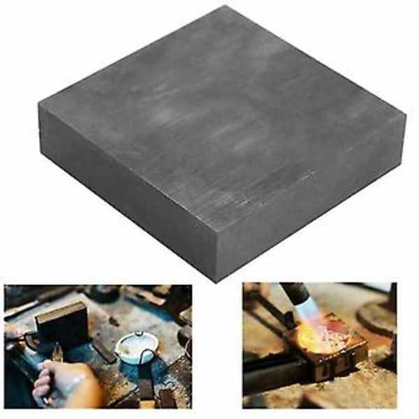 Grafit B Ark Platt Hög Densitet N 4x4x1 Tum Smyckesverktyg