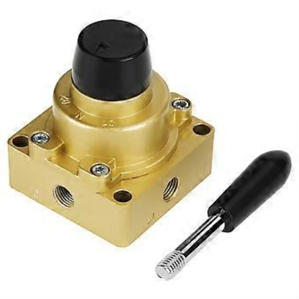 HV-02 PT 1/4\" Portti 3 Asentoa 4 Tietä Paineilmakäyttöinen Käsivipuventtiili 1.5-8kgf/cm