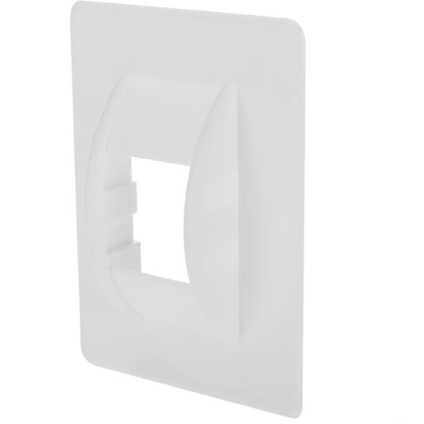 White plastic cover for roller shutter guide