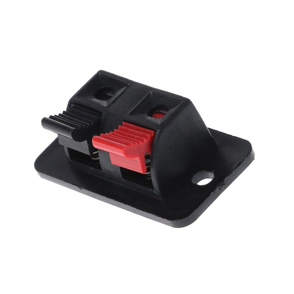 Högtalarplatta Push Release Connector Terminal Strip Block 2 Position 2 Way