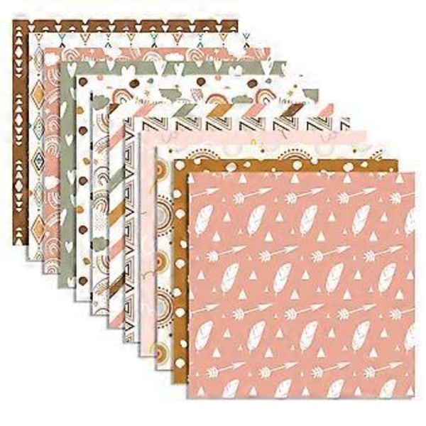 Scrapbook Pappersblock - 12 tum X 12 tum Sött Mönstrat Kartong, 24 st Scrapbookingpapper, Korttillverkningspapperspaket