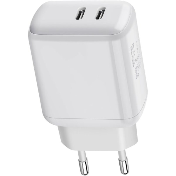 40W iPhone-laddare 14 13 12 11, Apple MFi-certifierad 2-portars 20W USB C-strömadapterladdare Snabbkontakt med 2 m iPhone Lightning-kabel för iPh