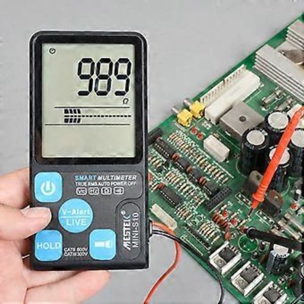 Høj Præcision Multimeter Transistor Tester Kapacitansmåler Resistensmåler