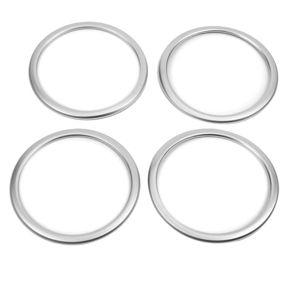 4pcs ABS Chrome Car Door Speaker Ring Cover Trim for X1 F48 2016-2018