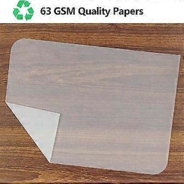 A4 Ritpapper 200 Ark, 63 GSM Ritpapper Bulk, Tekniskt Ritpapper A4 för Ritning, Scrapbooking, Skissning