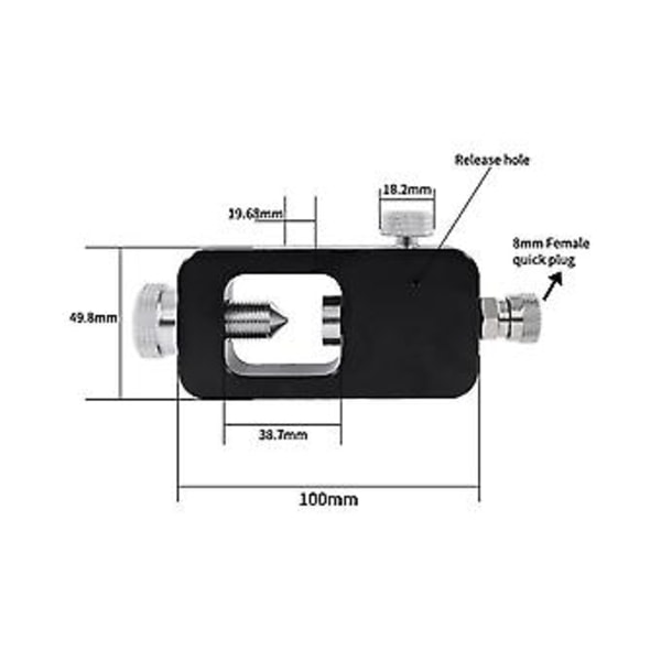 S Dykketankadapter For Cyr Cyr Adapter Dykkeutstyr S