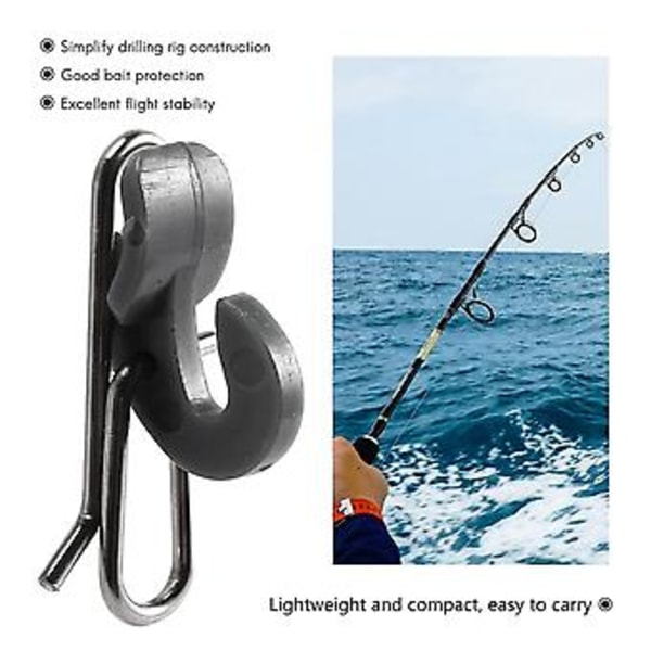Havfiskeutstyr Impact Clips Splash Down Solo Havfiskesluk /klips 10 stk