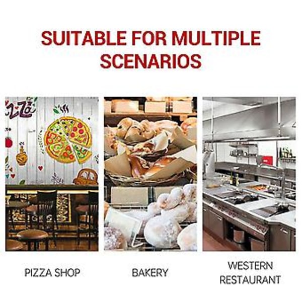 Pizza Spade Väggställ Borstat Rostfritt Stål Pizza Spadställ Väggmonterad Hängare Kraftig Pizza