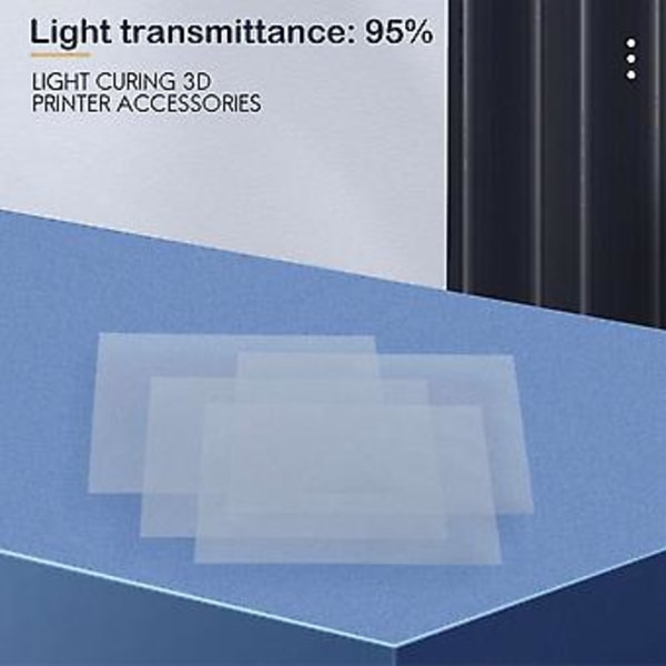 8 stk. 140x200mm Sla/lcd Fep Film 0.15-0.2mm Tykkelse Til Photon Resin Dlp 3d Printer