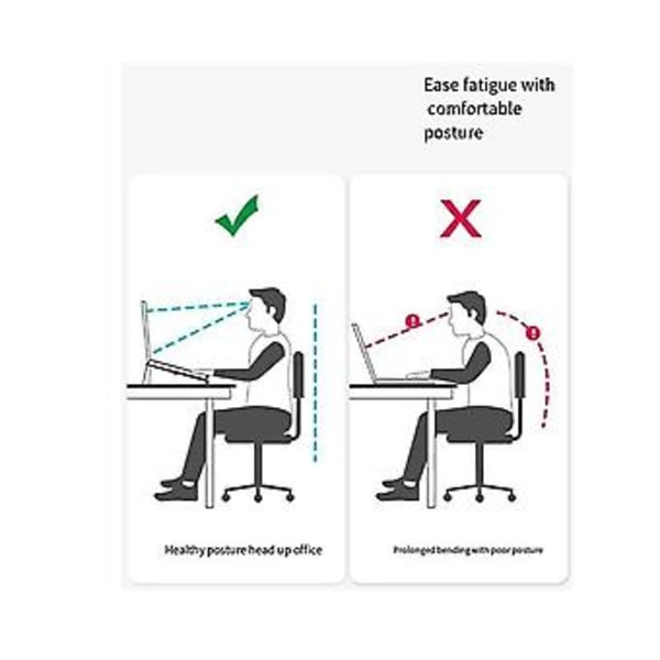 Laptop D Til Skrivebord, Justerbar Ergonomisk Bærbar Laptop H, 3-i-1 Bærbar Opbevaring D S