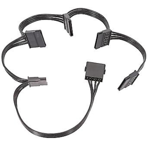 4-pin IDE til SATA-kabel 1 minut 5 IDE 4P til harddisk SATA-adapterkabel