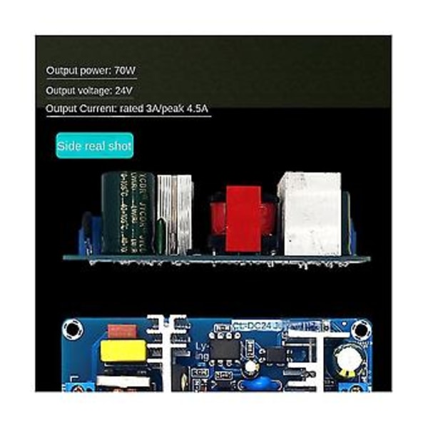24V 3A Switch Board 70W Isolerad Modul AC - Inbyggd Modul / Till 24V