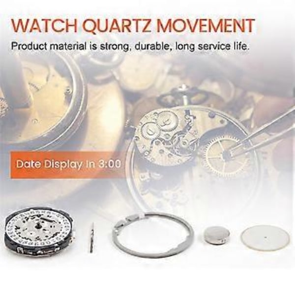 YM62A Ersätter 7T62A Quartz Urverk Datum Vid 3 Klockreparationsdelar Ersättningsdelar