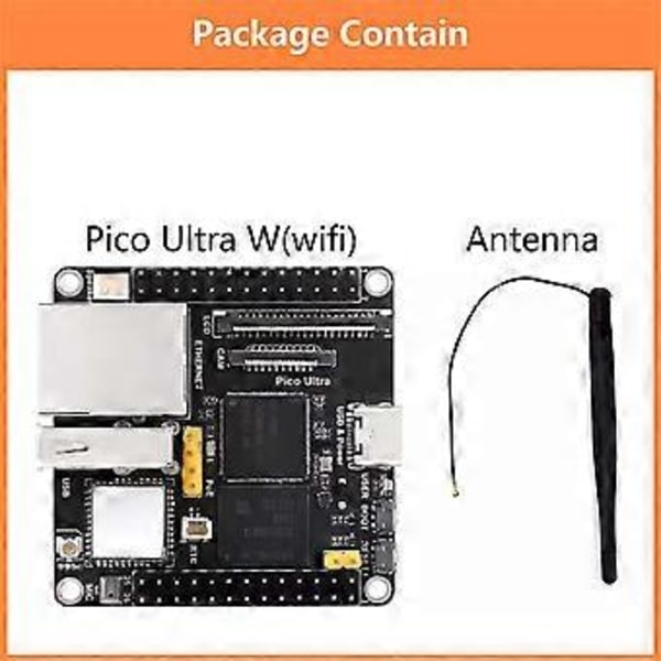 Pico Ultra WiFi -kehityskortti RV1106 RISC-V Linux WiFi6+BT5.2 8G EMMC tukee PoE Ethernet -virtalähdettä