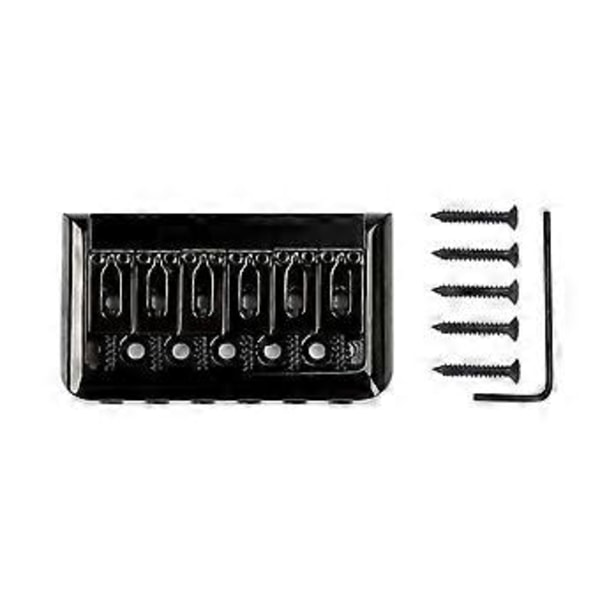 6 Strenger Fast Sadel Gitar Bro Topplast Halestykke Elektrisk Gitardel