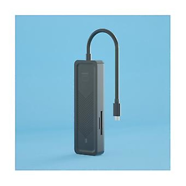 Tietokoneen 6-in-1 USB-laajennin 10 Gbps nopea tiedonsiirto USB-C-jakaja USB 3.