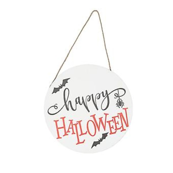 Hengende Velkomstskilt, Edderkopp Flaggermus Design Tre Halloween Dekorasjon Inngangsdør Velkomstskilt Enkel Installasjon