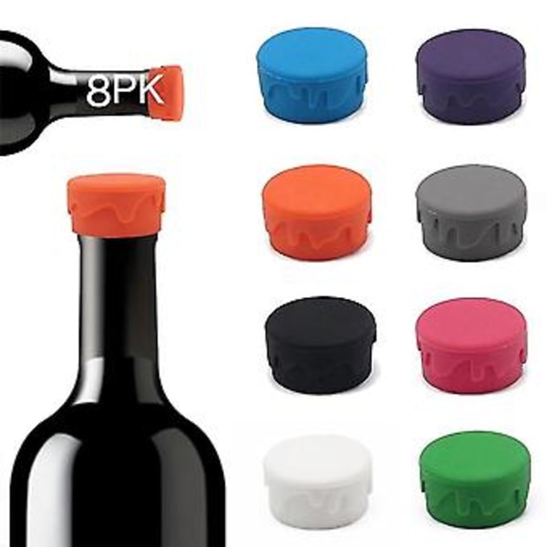Genanvendelig Silikone Flaske Prop Forseglet Øl Prop Eddike Sojasovs Flaske Sodavand Cola Prop Vinprop Be