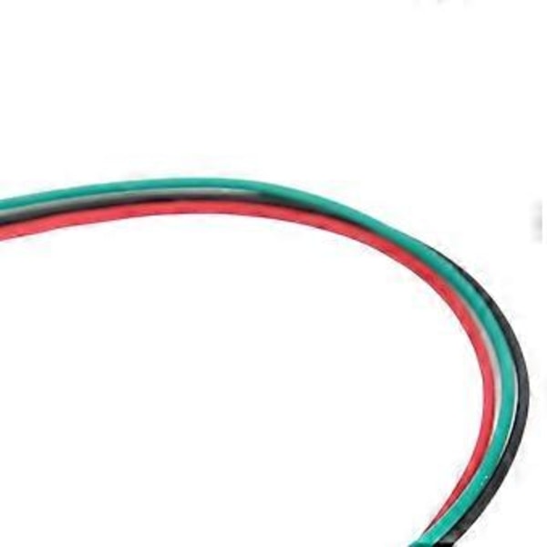 4 Set Förkopplade Runda Lysdioder Vattentäta 2-Färgs Indikatorlampor Gemensam Anod 10mm 12-24V (Röd och Grön)